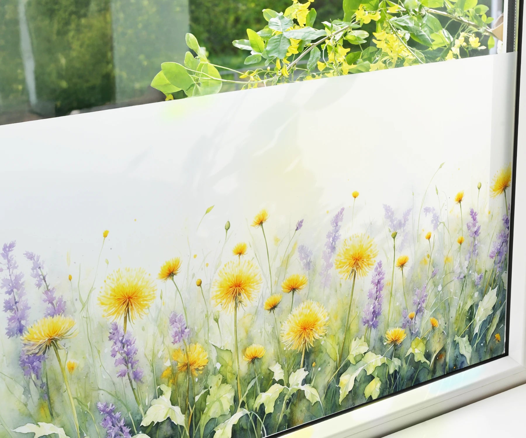 Sichtschutzfolie Motiv Pusteblume G823