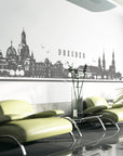 Wandtattoo Skyline Dresden Aufkleber w114