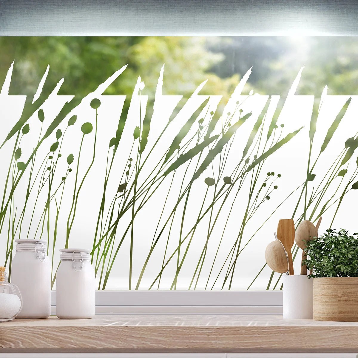 Fenster Folie Sichtschutzfolie Küstengräser. Motiv G439