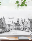 Bedruckte Sichtschutzfolie Motiv Stadt G829