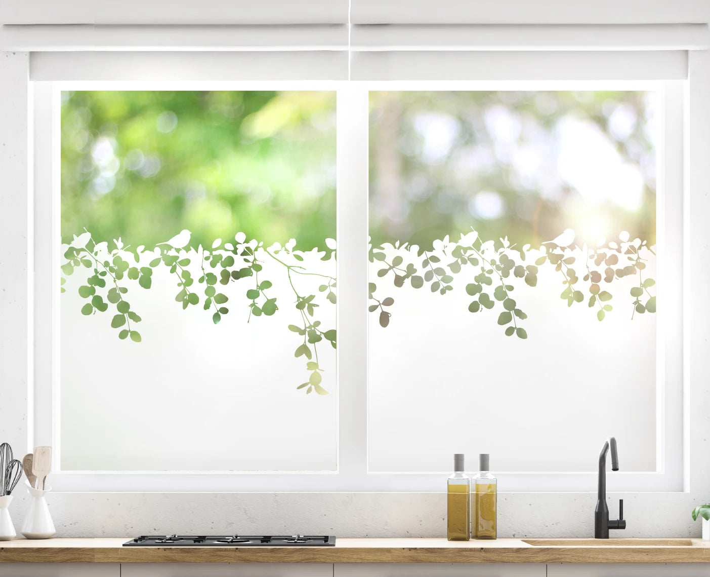 Fensterfolie Sichtschutzfolie - Motiv Äste – Grafolex