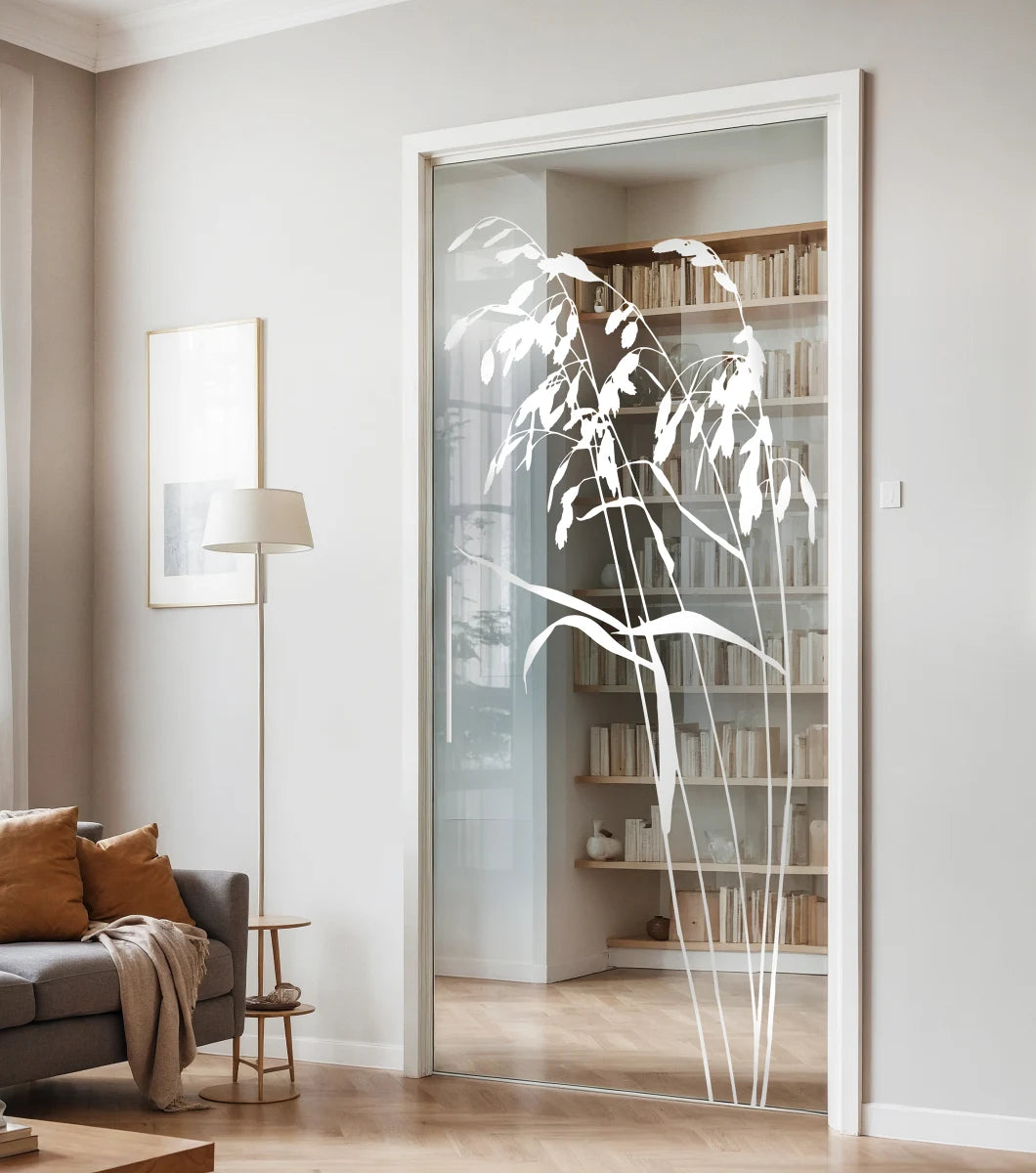 Glastürdekor "Grashalme" Z527