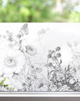 FensterfolieBedruckte Fensterfolie Motiv "Blumen" G803S