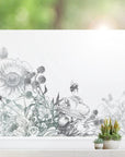 FensterfolieBedruckte Fensterfolie Motiv "Blumen" G803S