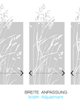 Sichtschutzfolie Fensterfolie "Wildgras im Wind" G549