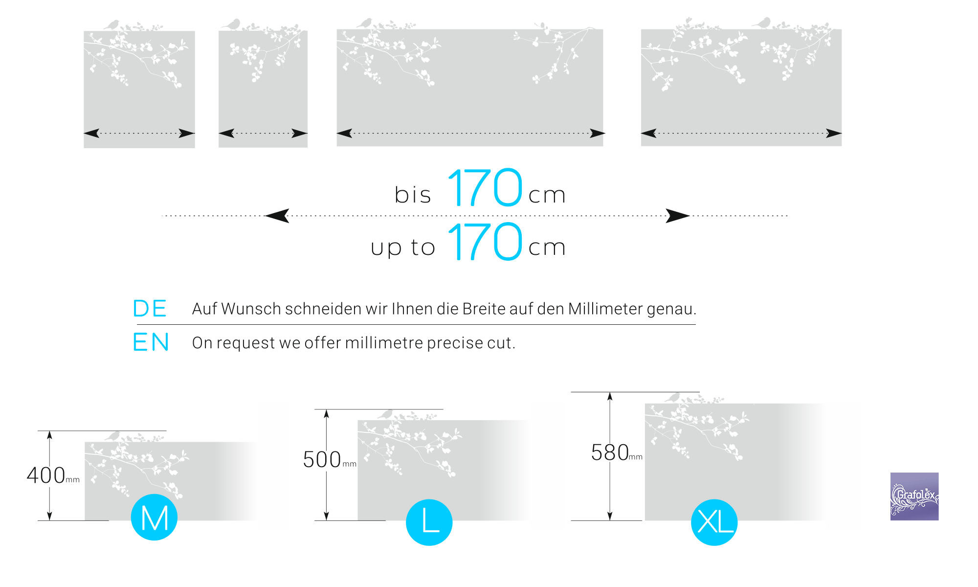 FensterfolieFensterfolie Äste und Vogel G421