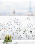 Fensterfolie mit ausgestanztem Motiv "Pusteblume" G417