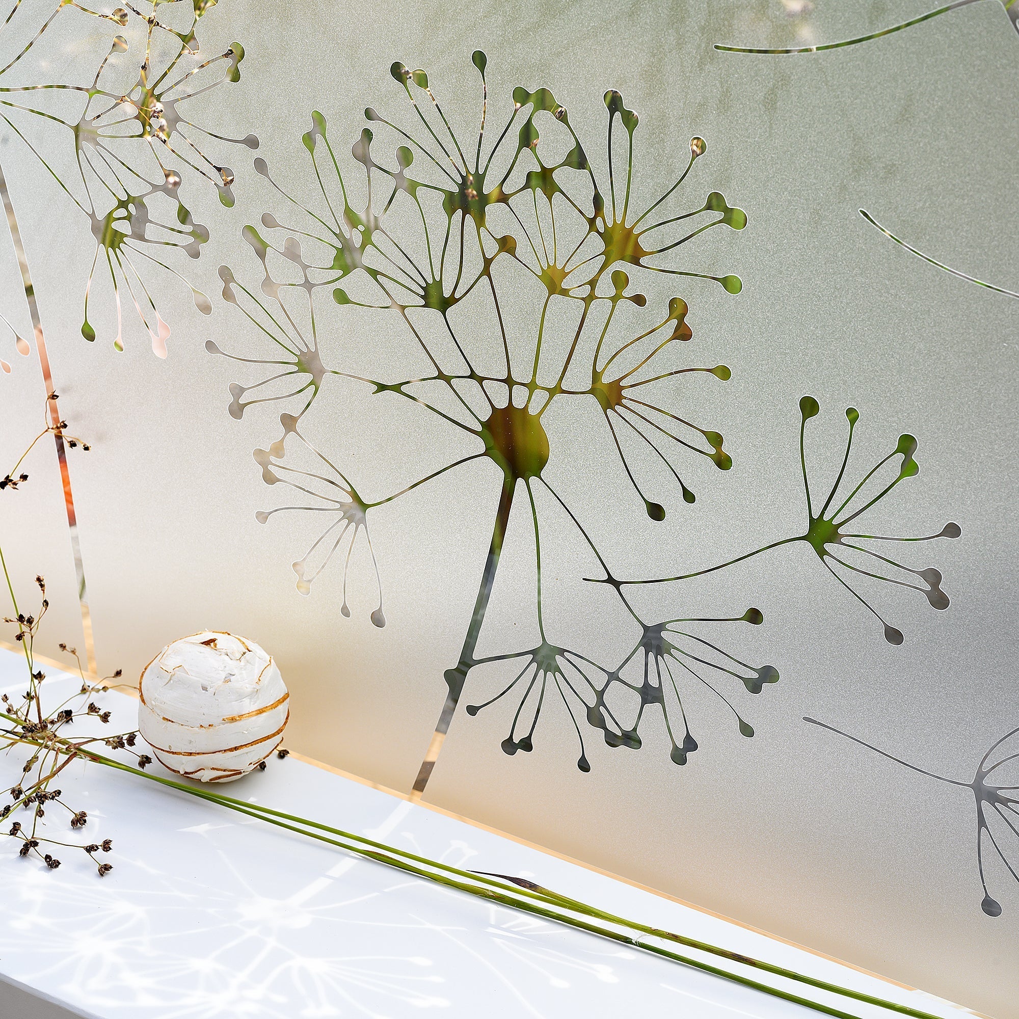 Sichtschutzfolie mit Motiv "Pusteblume" G417