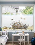 Fensterfolie für Kinderzimmer Motiv Skroobsly G853