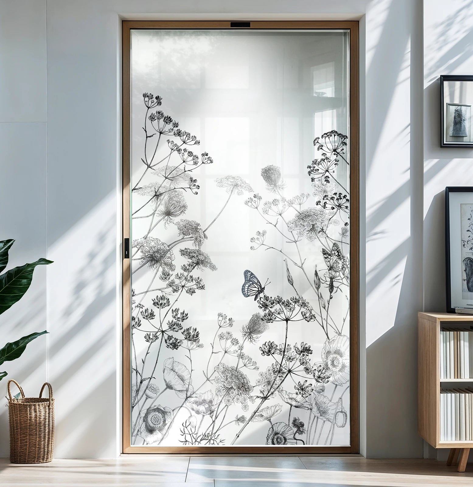 Bedruckte Glastürfolie Motiv Wiese G816