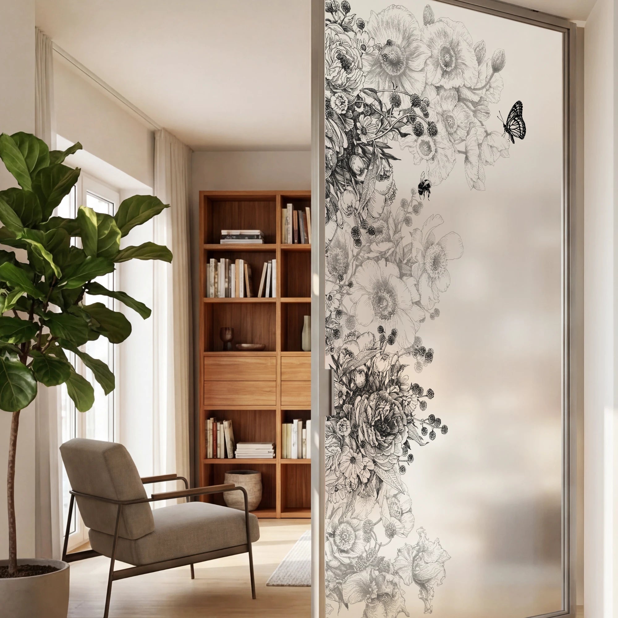 Sichtschutzfolie bedruckte Glasdekorfolie 