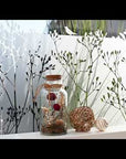 grasses. Modern privacy film. Window film sandblasted look G414 +